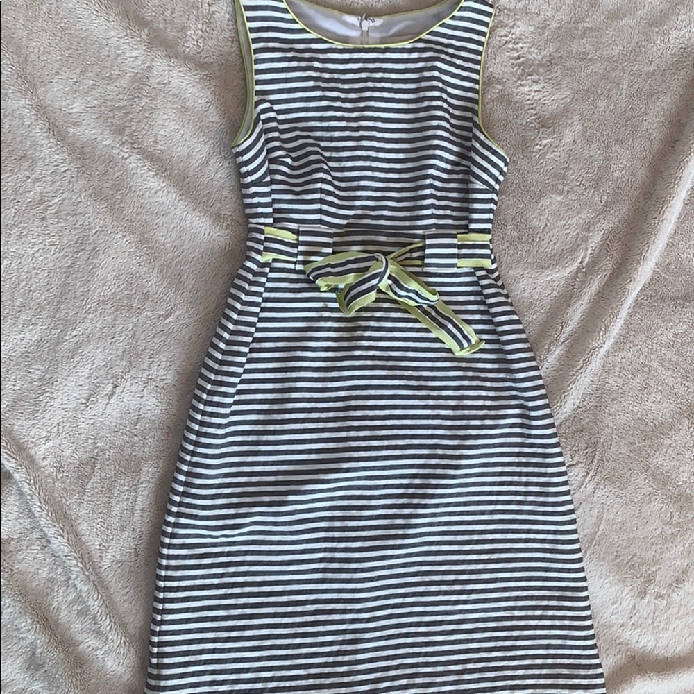 LOFT Blue and White Tie Mini Dress Size 0P
